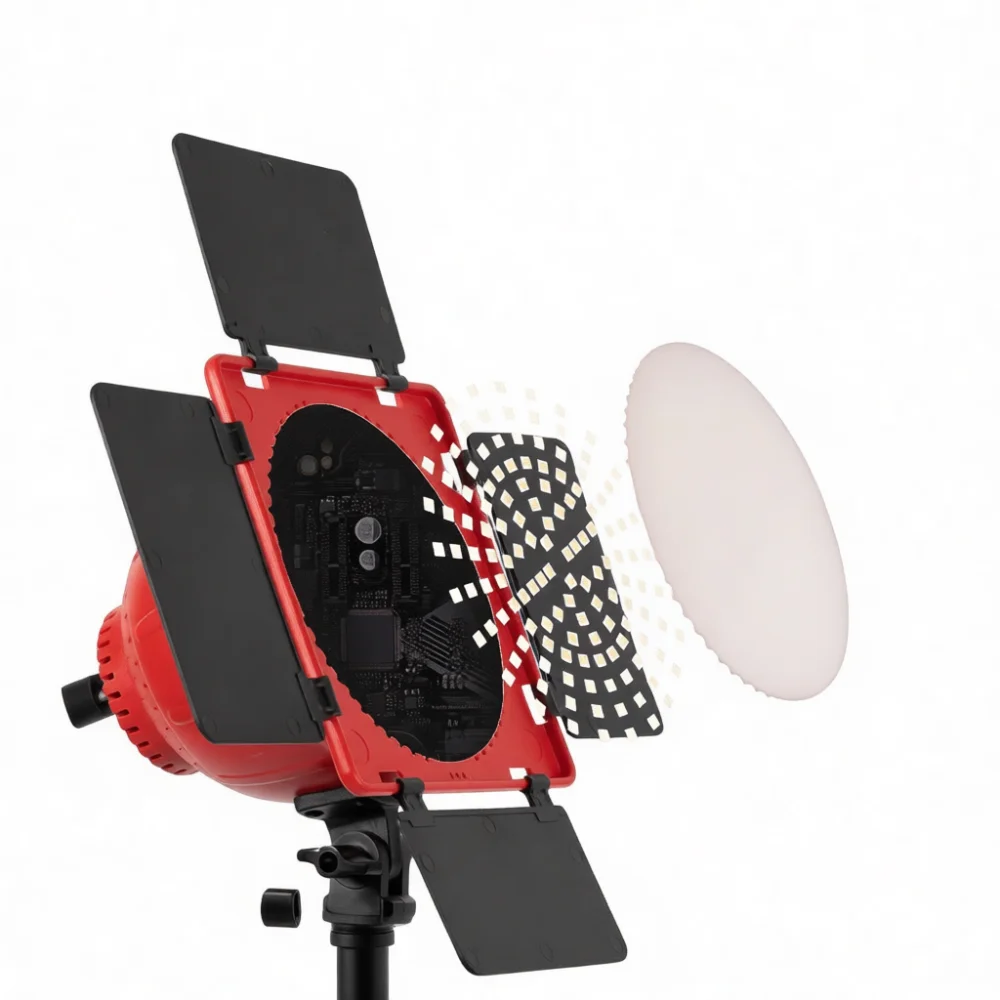 LED Portrait Lighting Equipment Professional Spotlight For Indoor Video Filming Rim Backlight And Hair Light Effects