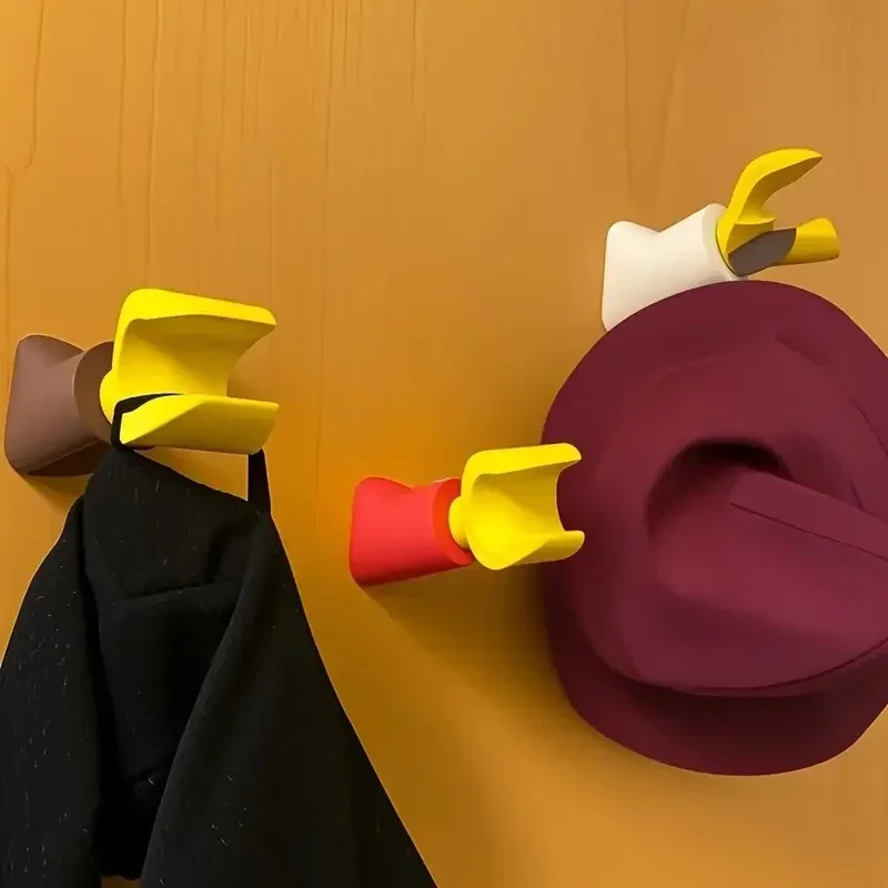 Creative 3D Printed Wall Hook Without Drilling, Multifunctional Storage Hook for Hanging Headphones, Backpacks, and Home Decorat view 3