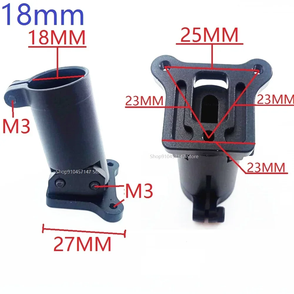 20 Degree Tilt Landing Gear Fixed Base 16mm/18mm/20mm/25mm Tripod  Connection Seat  f RC FPV Quadcopter UAV Plant Protection DIY
