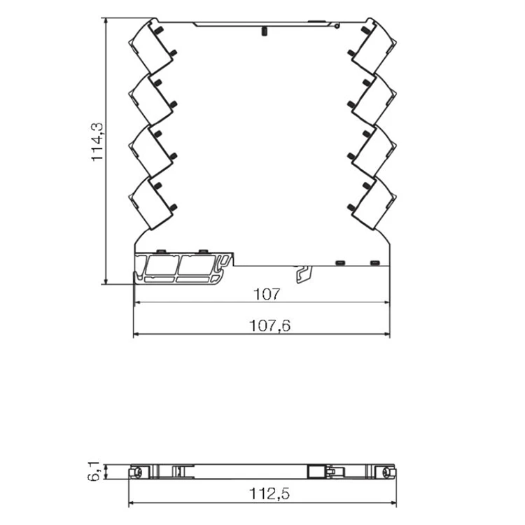 ACT20M-AI-2AO-S Weidmulle Analog Signal Isolator Catalog No. 1176020000