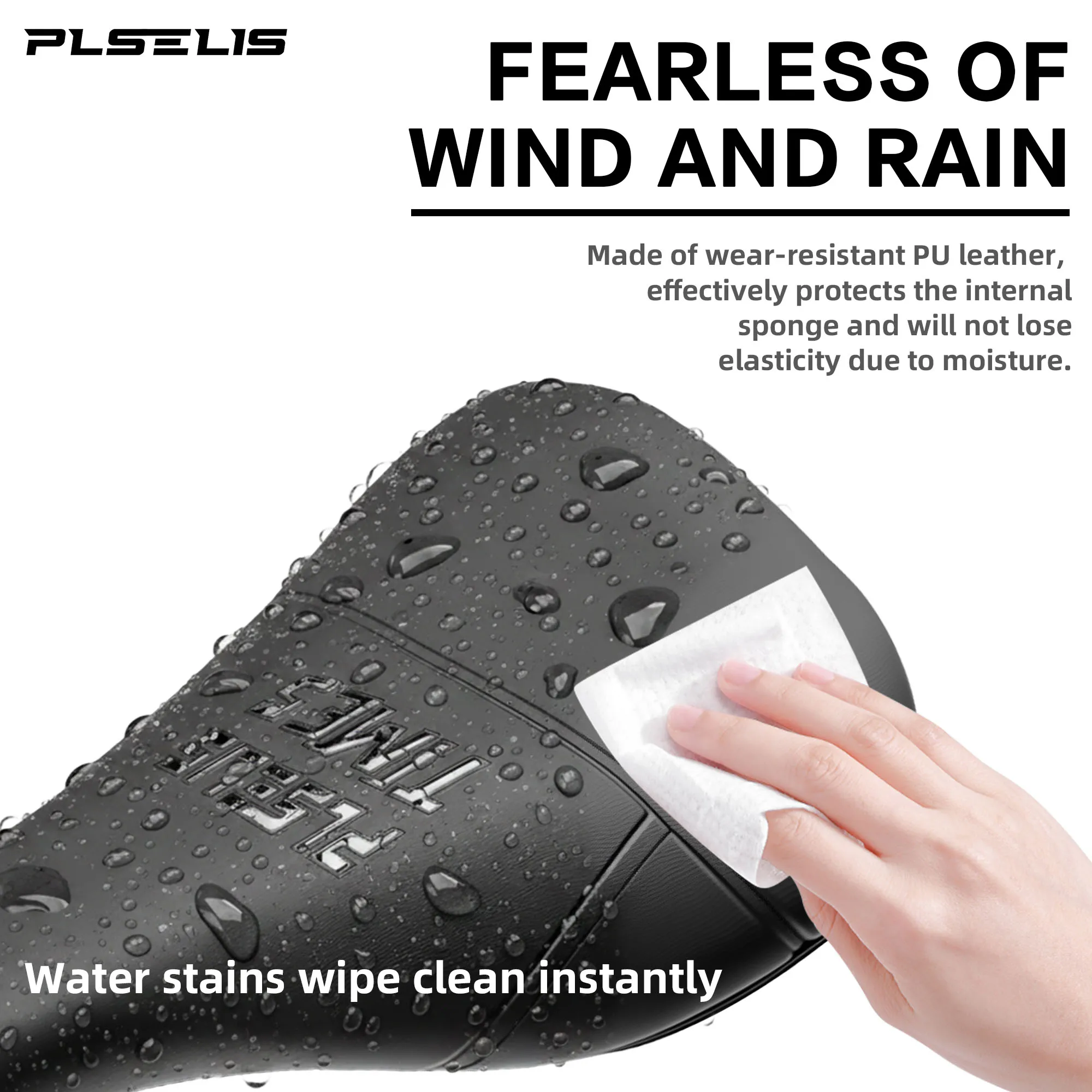 

PLSELIS Mountain Bike Seat Bag Soft Comfortable Slope Bicycle Accessories Weighing 260g Lightweight Riding EquipmentPS--2003