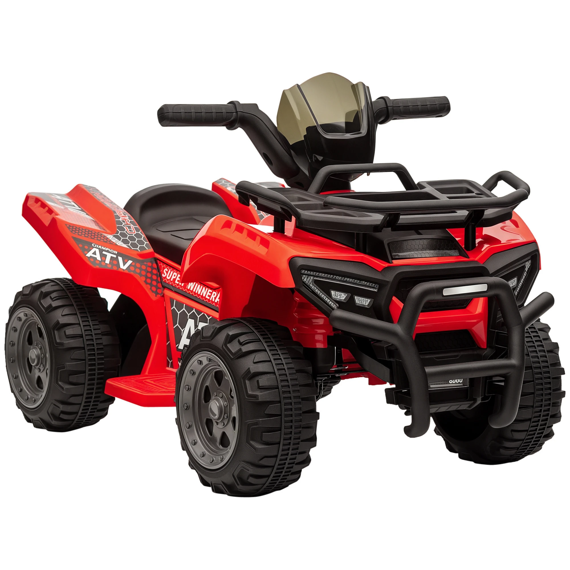 Quad buggy voiture électrique enfant quad électrique 18-36 mois 6 V 2 Km/h max. rouge