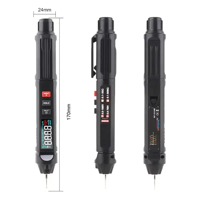 ZHOUCE NF-5310B Voltage Detector Pen Multimeter Non-Contact Voltage Suitable For DC Voltage AC Voltag Resistance Diode Detector