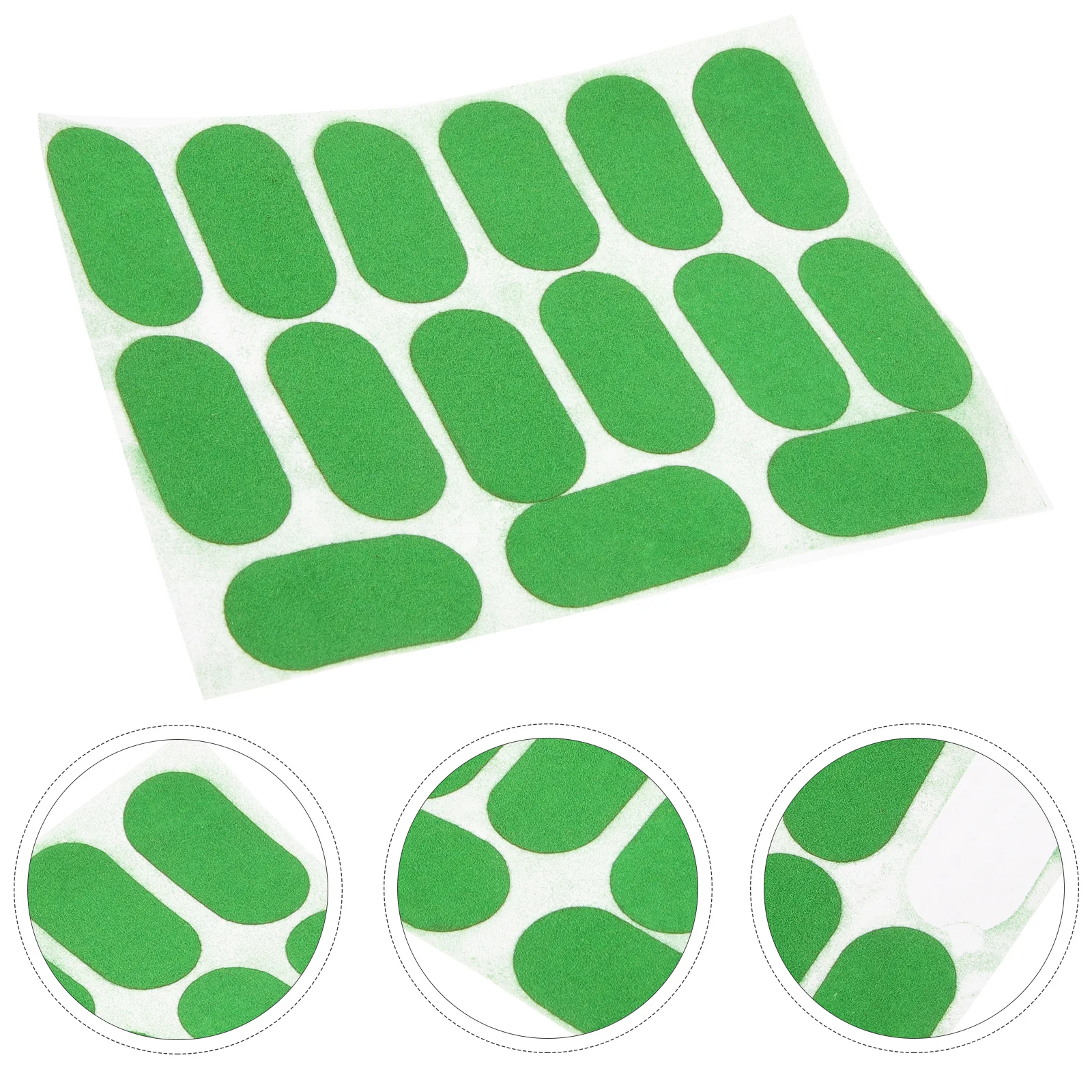 Billiard Table Green Dot Marking Sticker Cloth Repair Damaged Hole 1 Piece (oval Sticker) Pool Accessory Stickers