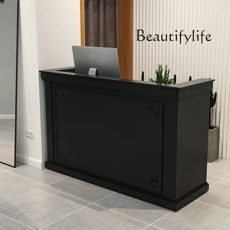 

yj5 Negozio di abbigliamento semplice pittura checkout pagina salone di bellezza azienda reception bancone del negozio di abbigl