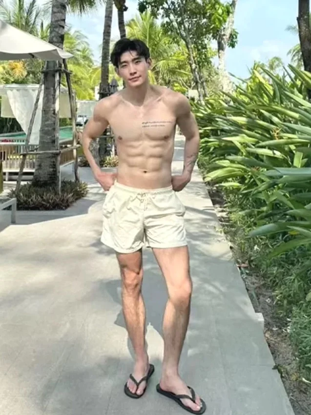 

Мужские спортивные брюки для тренировок из нейлона с эффектом быстрого высыхания и охлаждения, прямого кроя, летние, повседневные, модные, больших размеров