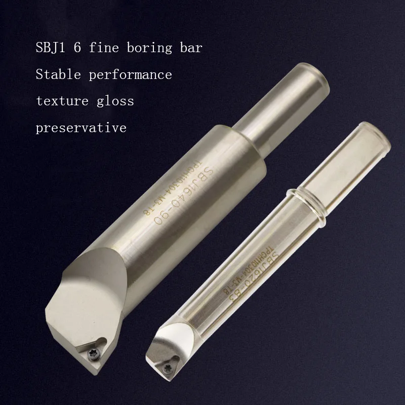 Imagem -06 - Fino-tuning Chato Barra Acabamento Ferramenta Titular Sbj16 Nbj16 Chato Máquina Toolholder 1616 20 25 30 40 12 1pc Novo