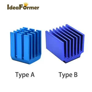 4/5/10 Buah / Banyak 3D Bagian Printer Driver Motor Stepper Heat Sink Blok Pendingin Heatsink untuk Modul Penggerak TMC2100 LV8729 DRV8825 8 heatsink printer 3d penjualan terbaik - №