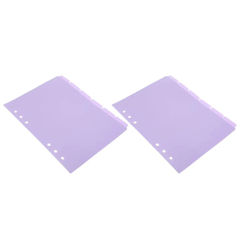 

12pcs Management Tool Index Classified Labels Binder Dividers Bulk PP Material 3 Hole 6 Hole Binder Dividers Page Markers