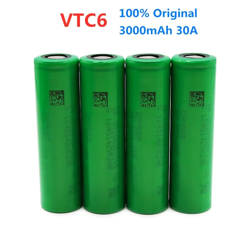 Original Sony 18650 VTC6 lithium-ion rechargeable 18650 battery VTC6 30A 3000mah ForSony electric tool flashlight+free shipping