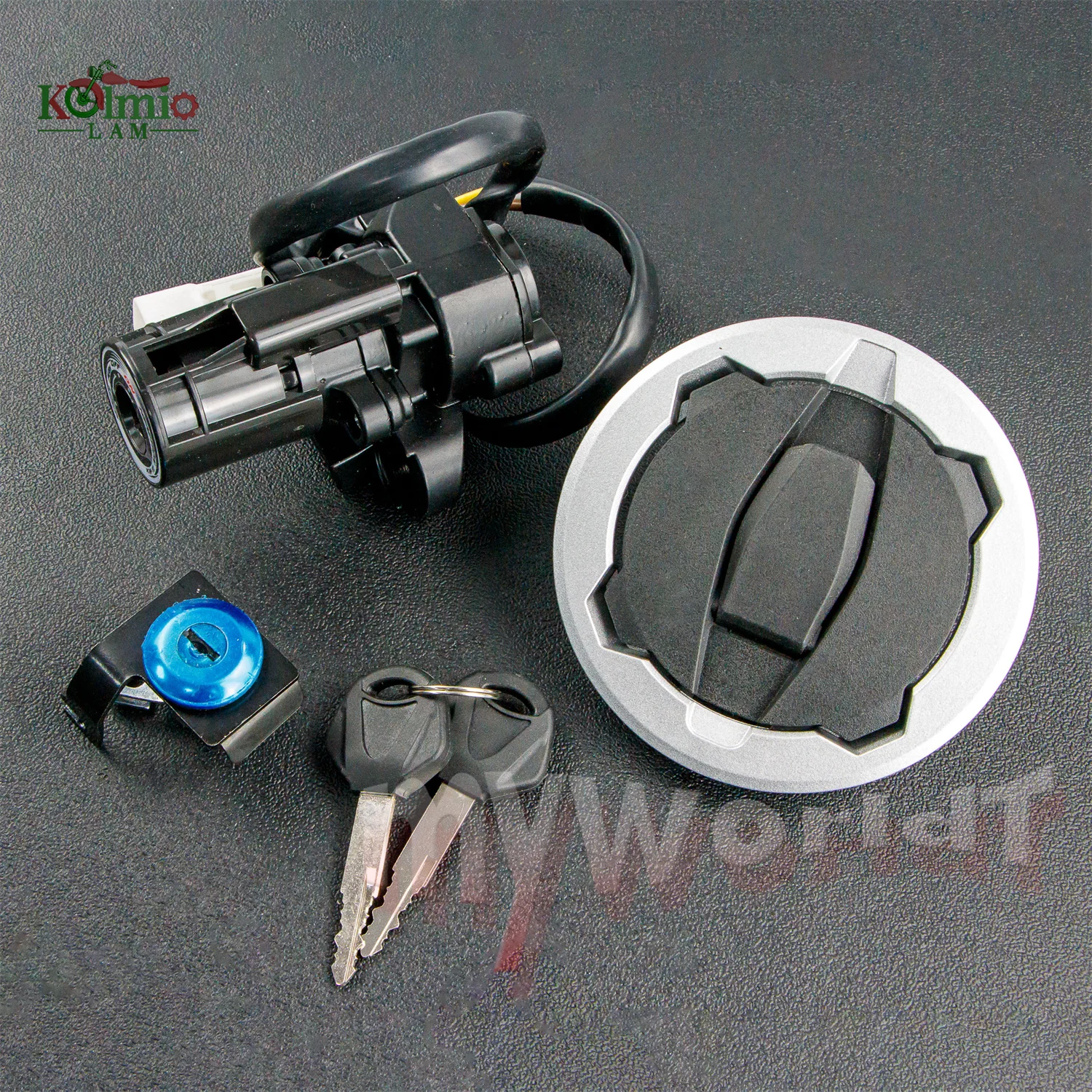Passend für Kawasaki NINJA ZX4R ZX4RR 2023 - 2026 Motorradzubehör Zündschalter Tankdeckelabdeckung Sitzschloss-Set ZX-4R ZX-4RR – Detail 4