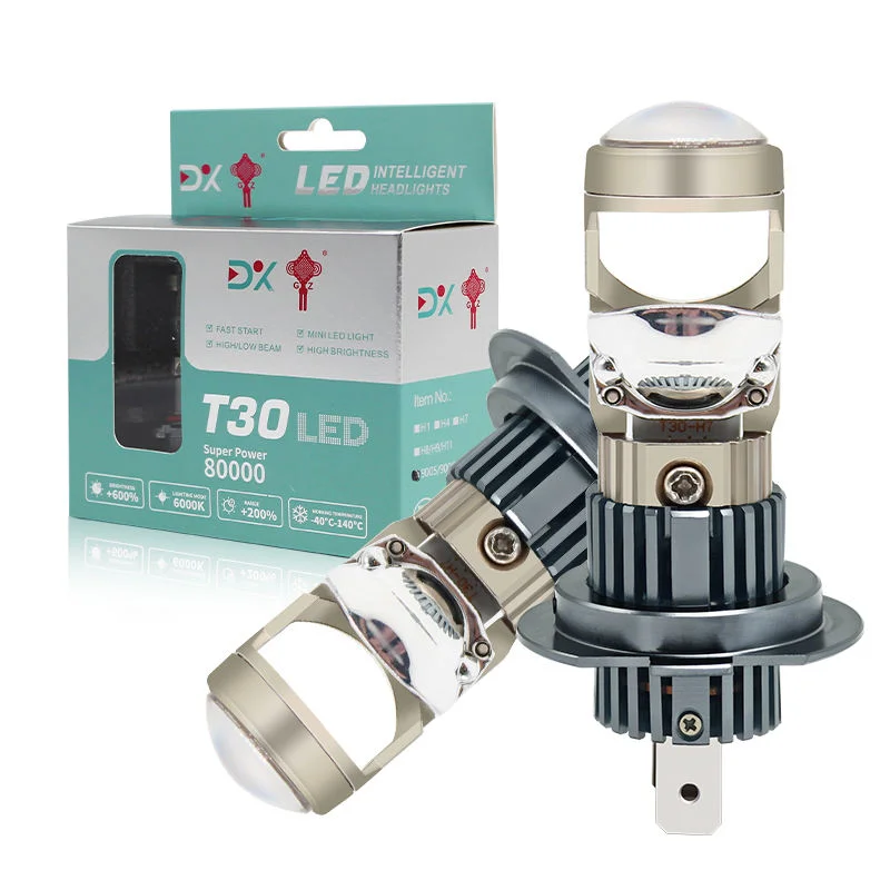 H7 H18 Led عدسة 1:1 اللاسلكية H11 H8 H9 Led العارض 9005 9006 HB3 سيارة العلوي التوصيل والتشغيل عدسة صغيرة العارض الضباب الخفيف RHD LHD