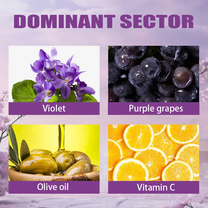 Paarse tandenreinigingspoeder Geen zwavelzuur Diep reinigend en polijsten Blekt tanden binnen 5 dagen Draagbaar Dagelijks gebruik Reizen