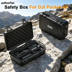 Hard Case Storage Bag for DJI Osmo Pocket 4P Camera Accessories Portable Shockproof Waterproof Box Travel Handbag