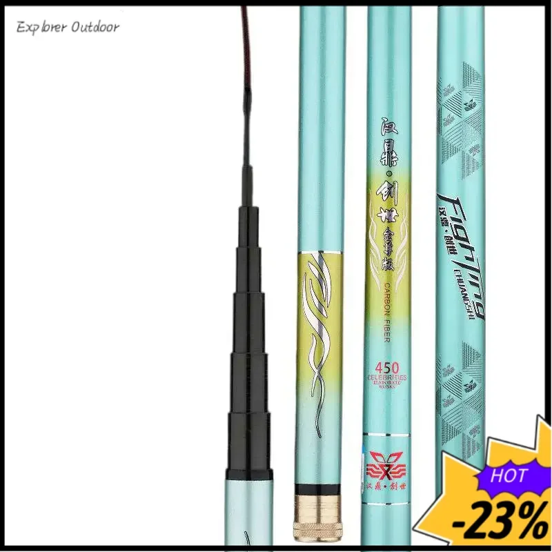 

Kits Wait for Fishing 2.7-7.2M Telescopic Carp Rod Stream Casting Spinning Rods Rockfishing Catfish Cane Surfcasting