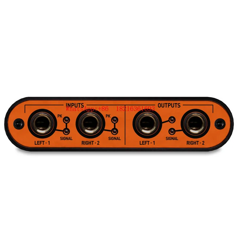 2026NEW 1PCS 2 In And 2 Out, Professional Audio Interface, Power Supply From Network Cable Interface