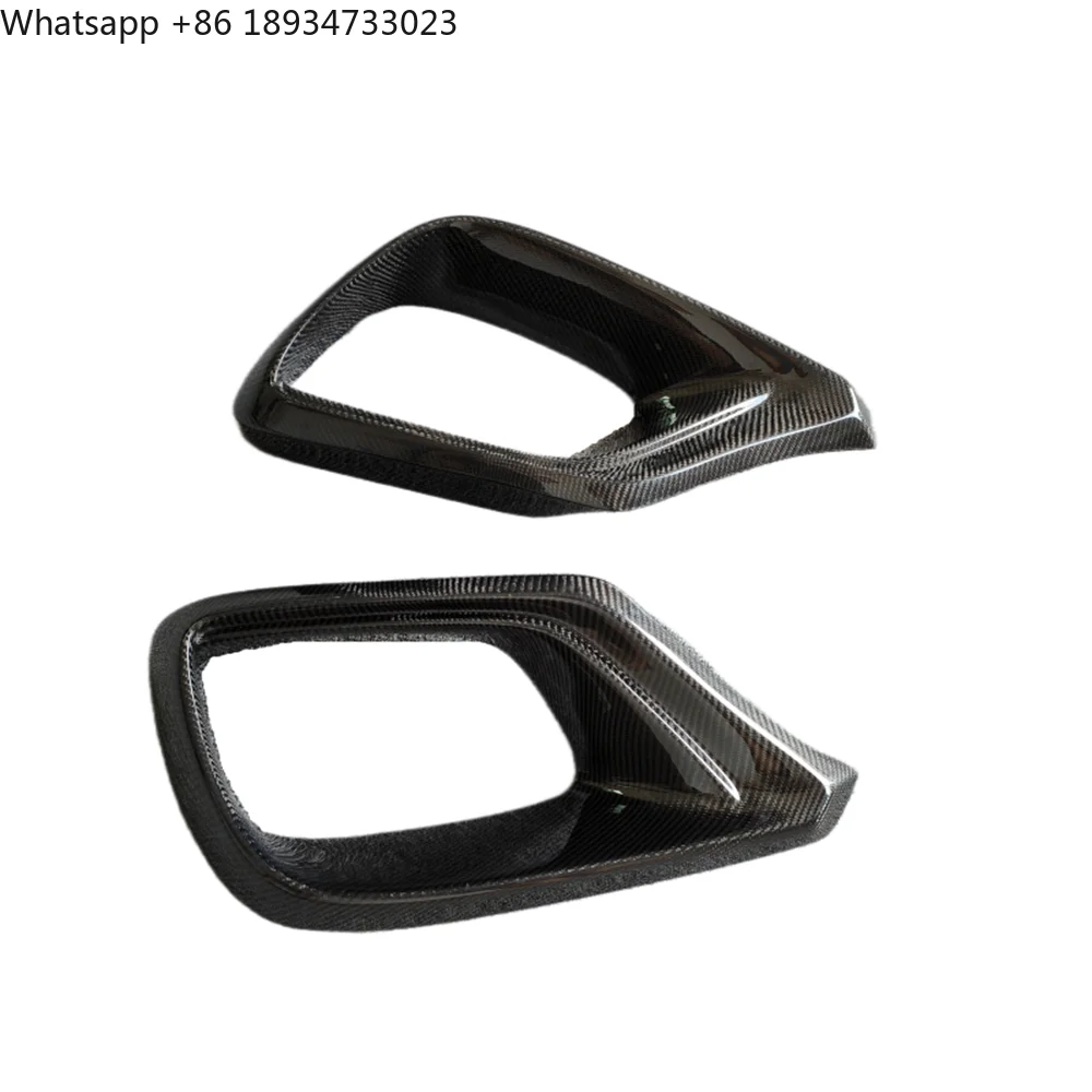 

For Mercedes Benz 2017-2020 W222 S-Class S63 S65 True Carbon Fiber B-style Front air Vent Body Kit