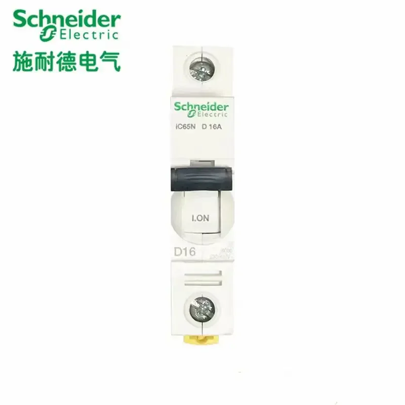 Schneider MCB Air Switch 1/2/3/4P Miniature Circuit Breaker iC65N D Household 2/3/4/6/10/16/20/25/32/40/50/60/63a Air Switch AC