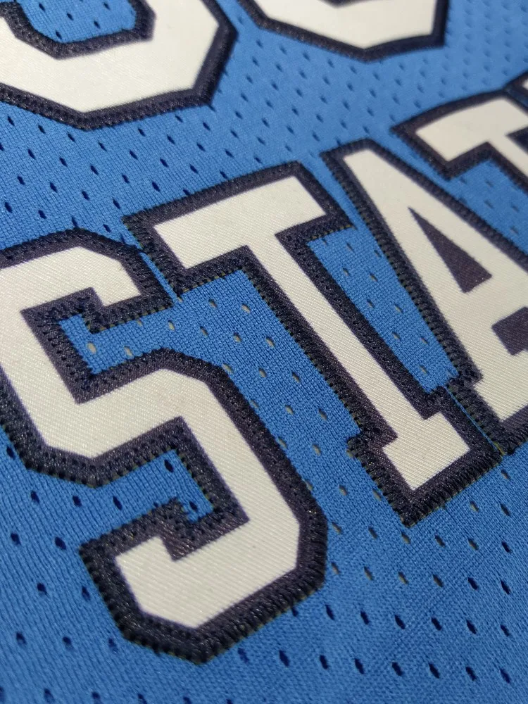 

Retro Baskeall orm Top Men's Sport Vest Larry Bird Jersey Number 33 Indiana State Universi Embroidery Qui Dry Polye...