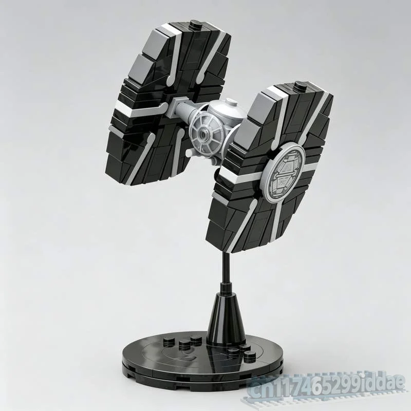 148PCS Space Battle Series Fighter Ship Model Custom Puzzle Building Blocks DIY Creative Assembly Educational Toy Display Gift