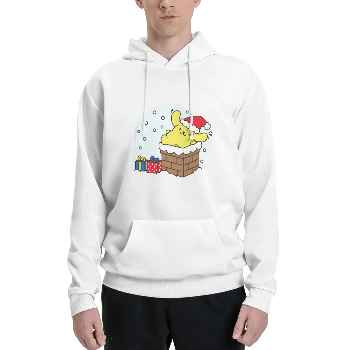 

New Arrivals P-ompompurin style hoodie print pullover sweatshirt hoodie Harajuku retro super sweatshirt high street fashion