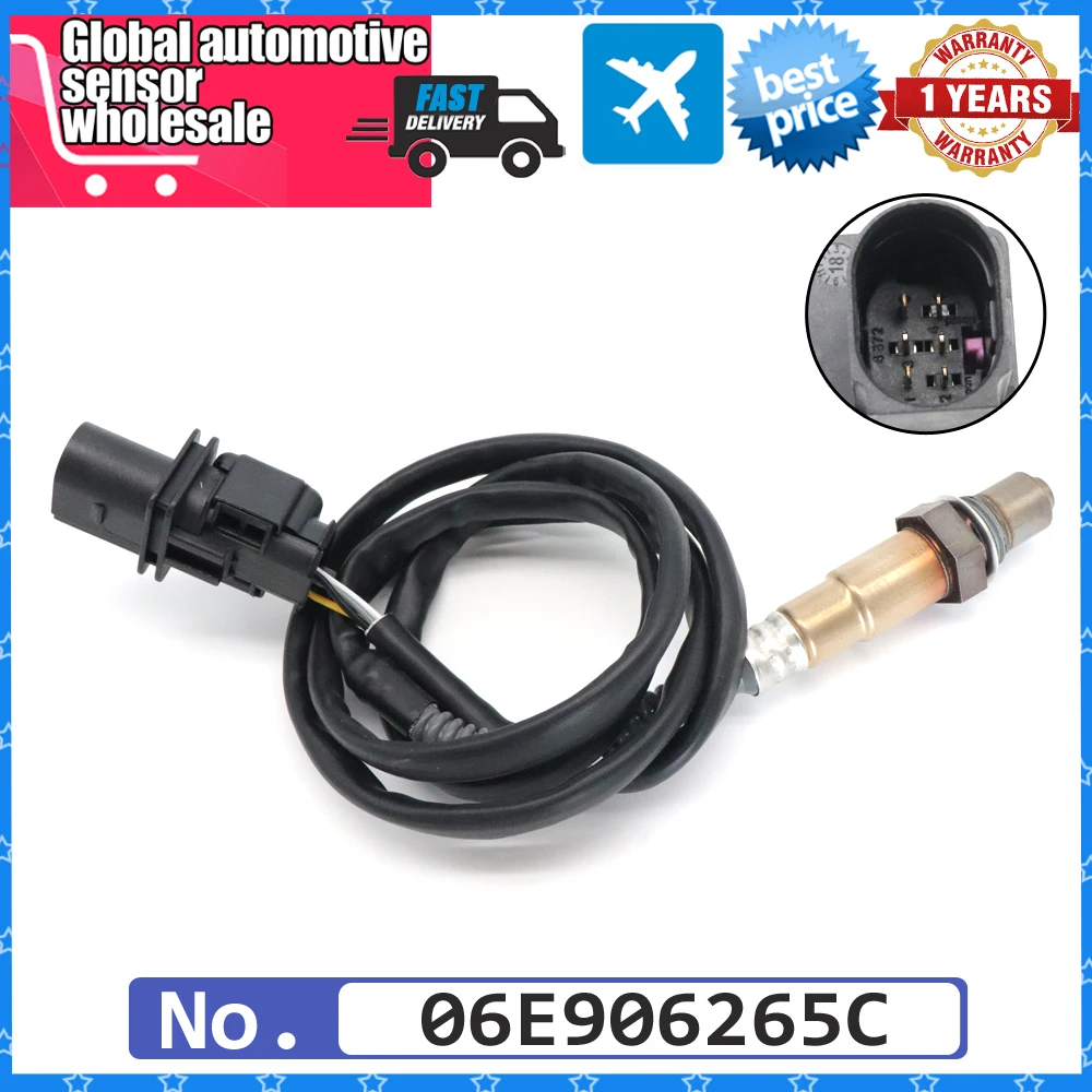 NEW Upstream Air Fuel Ratio Lambda O2 Oxygen Sensor for Audi A4 Volkswagen Beetle Passat Porsche 911 Boxster Cayenne 06E906265C