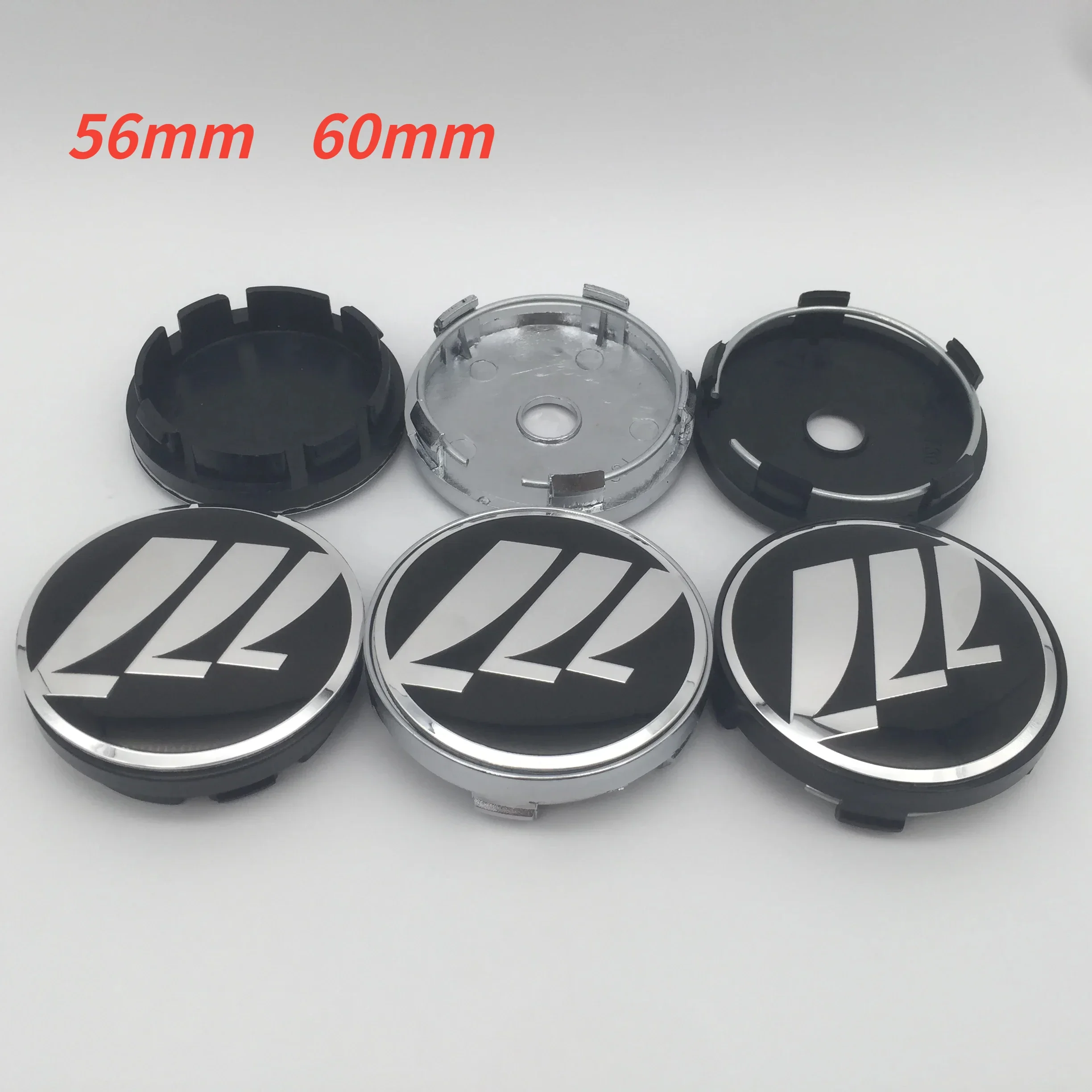 

4pcs 56mm 60mm 2024 Newest Car Wheel Center Cover Hub Cap Resin Badge Emblem sticker styling for Accessorie