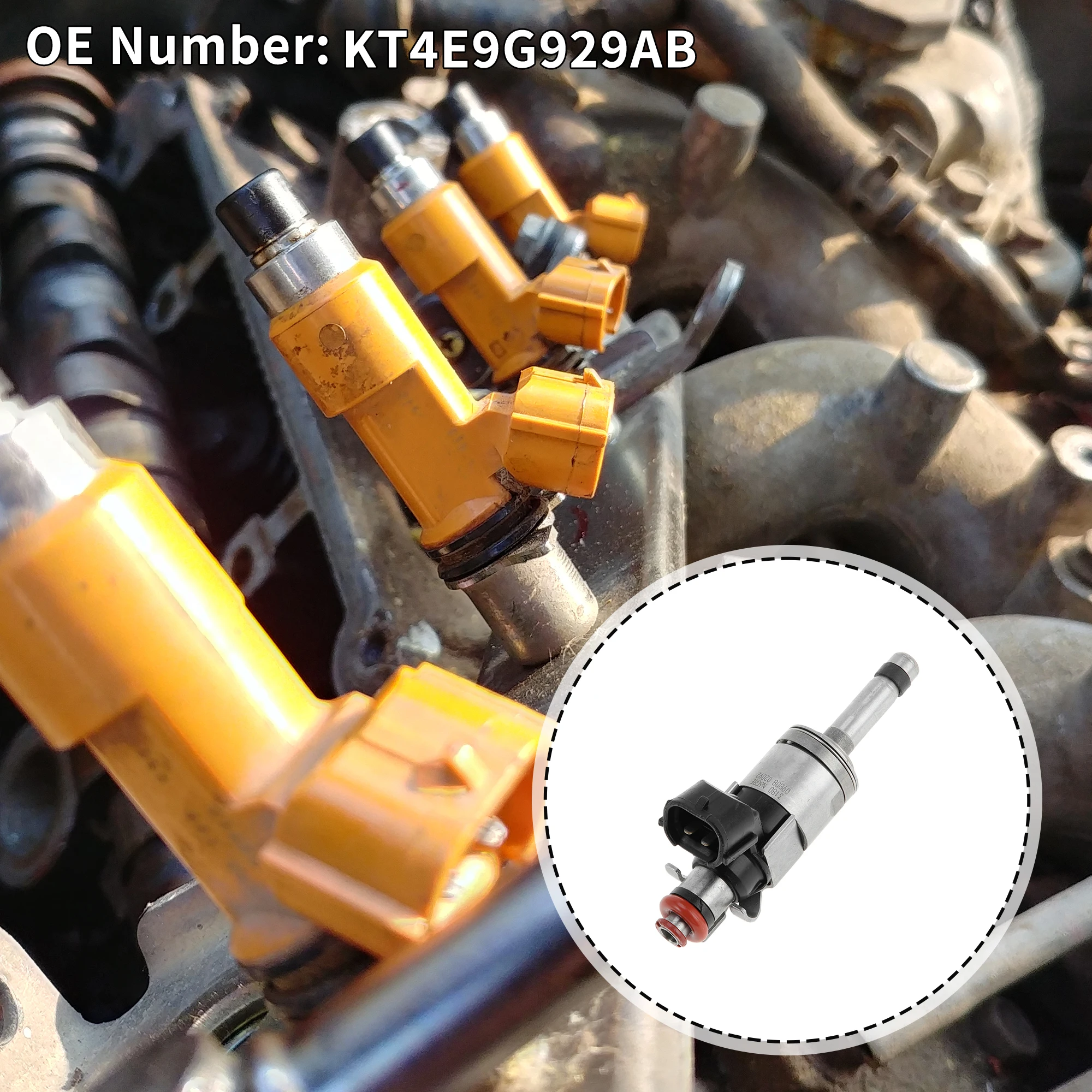 

UXCELL 1 шт. No KT4E9G929AB Топливная форсунка для Ford F-150 2019-2023 Топливная форсунка двигателя