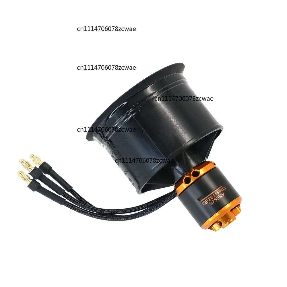 50mm EDF 12 Blades Ducted Fan 2611 3100KV 3750KV Brushless Motor 60A ESC 3-6S for RC Fixed Wing Airplane Jet Model