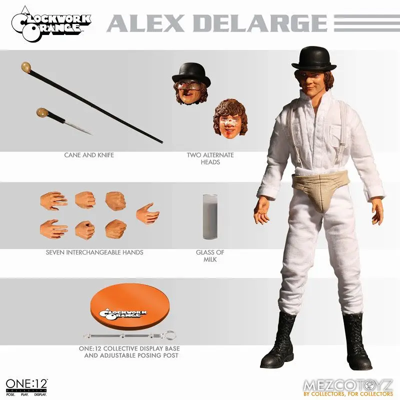 In Stock Original Mezco ONE:12 Collective A Clockwork Orange Alex