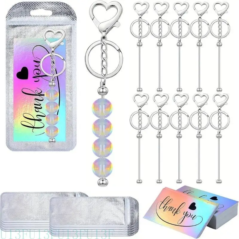 U13F 10pcs Silber Herzkochtierstüsse für kreative DIY -Projekte für die Taufe