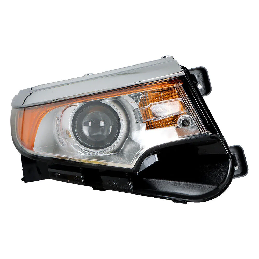 Lampu depan Halogen awet sisi penumpang kanan dengan bohlam cocok untuk lampu depan Ford Edge 2011 2012 2013 2014