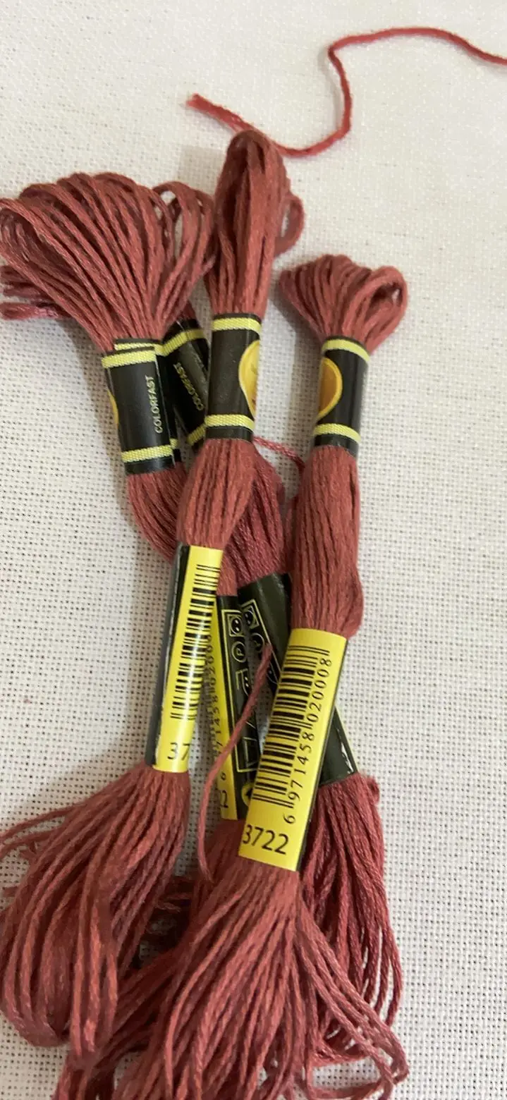 Fil à broder arc-en-ciel pour débutants, bricolage, sans anticorps, point de croix, DMC 3722, ensemble LOL, 10 pièces