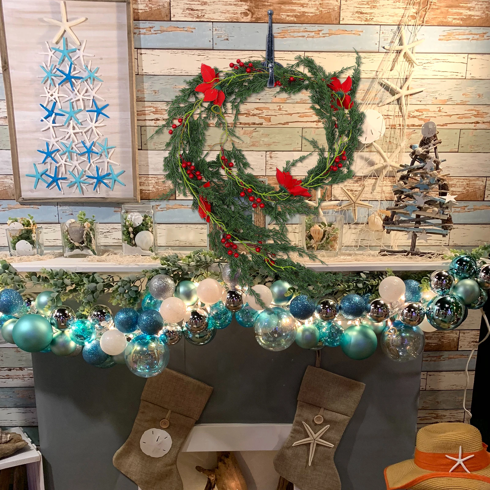 

Artificial Plant Wall Hanging Rattan Decor Home Decorate Holiday Plastic Tree Decorations Plants Outdoor