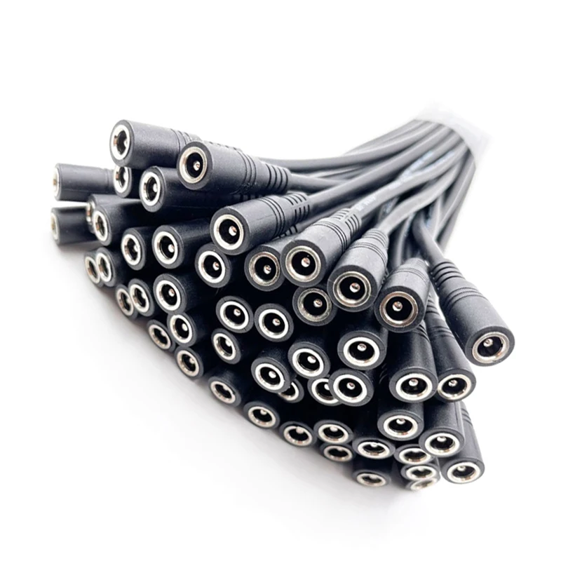 [New] NEW 10pcs 5.5x2.1 Plug DC male or Female Cable Wire Connector For 3528 5050 LED Strip Light