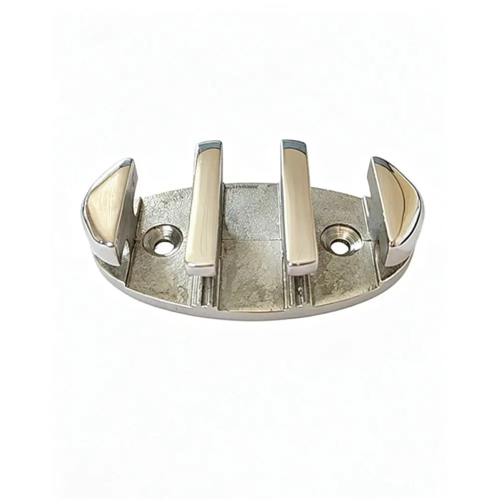 High Quality 316 Stainless Steel Cleat Zigzag Design Boat Yacht Marine Hardware Essential Rope Securing Tool Docking Fitting