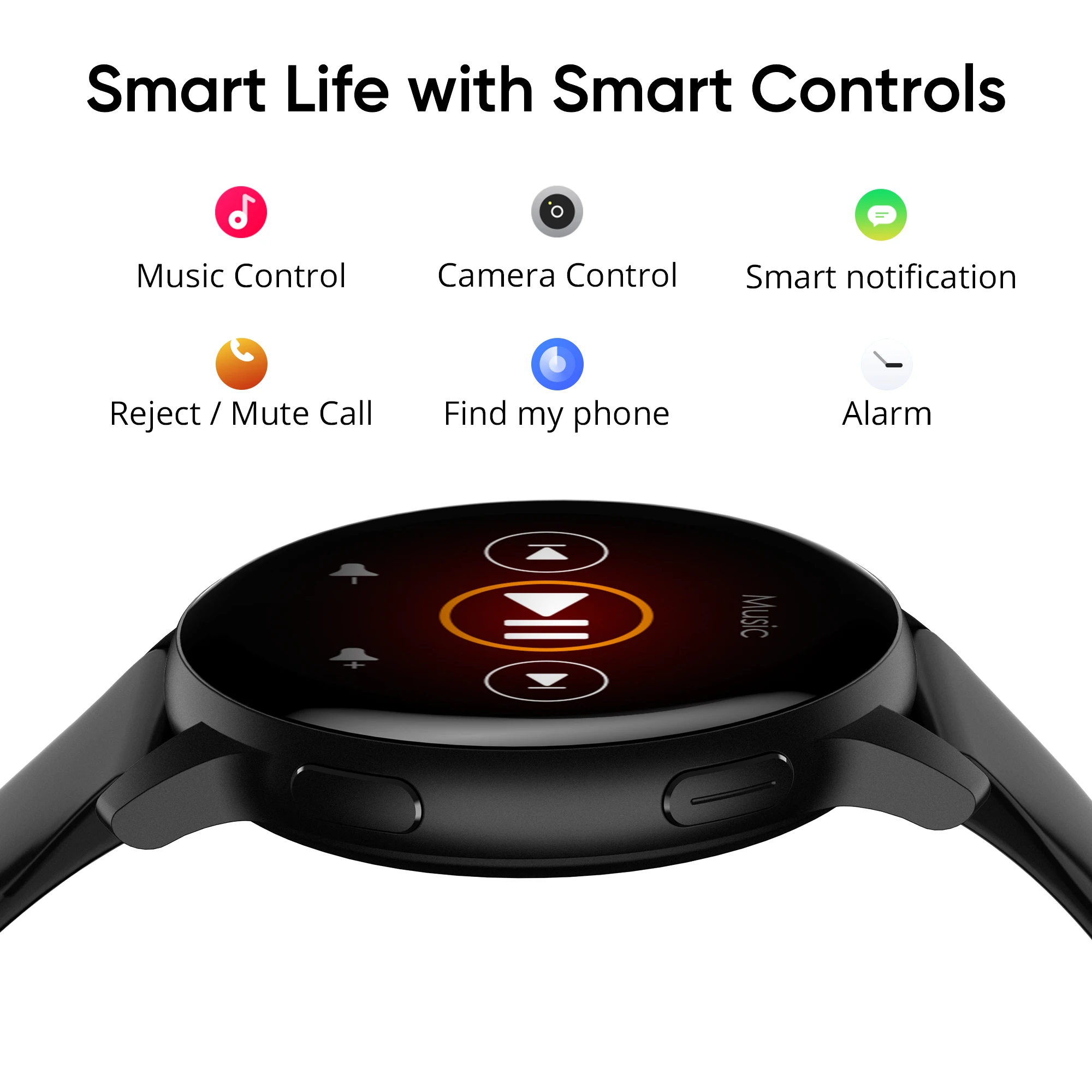 Go! Global Version realme DIZO Watch R Smart Watch AMOLED Display 5ATM Waterproof Fitness Tracker Sport Smartwatch Women Men