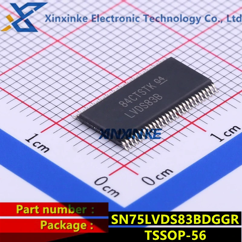 5PCS SN75LVDS83BDGGR LVDS83B TSSOP-56 Bus Transmitters FlatLink 10-135MHz Transmitter Logic ICs Brand New Original