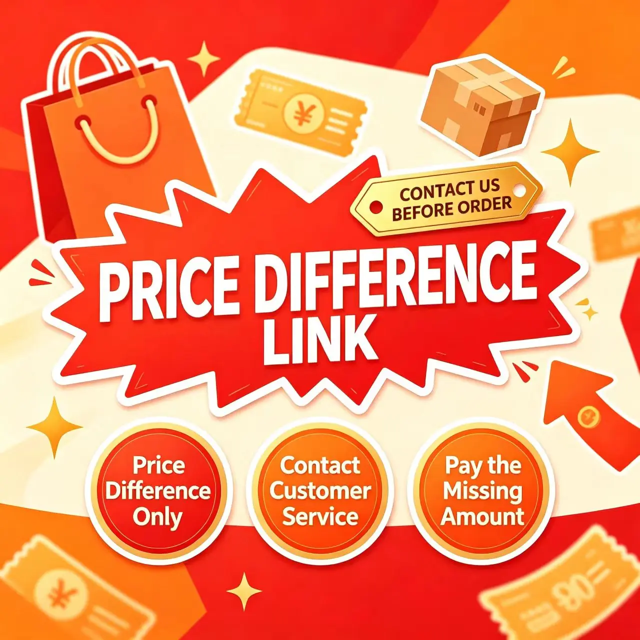 Price Difference Supplement Link For Shipping Extra Charge. Kindly Contact Customer Service Before Placing Order