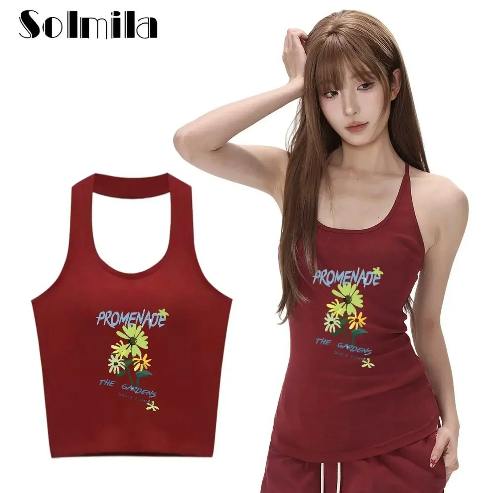 

Fashion Tops Claret Sleeveless Tops Casual Outing Claret Perfect For Summer Regular Length Suitable For Spring