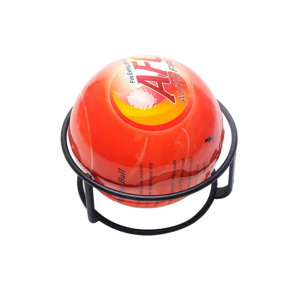 Fire Extinguisher Ball Environmental Dry Powder Automatic Fire Ball With Bracket For Warehouse Kitchen Sockets Cars