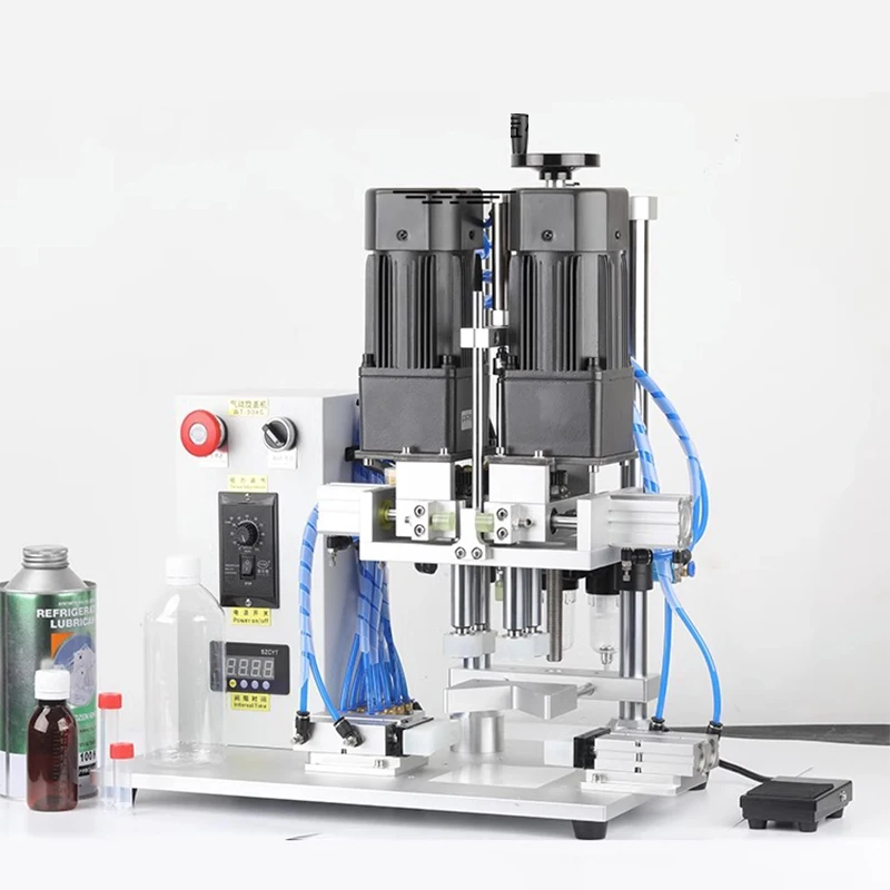 New Style Automatic、duckbill bottle、plastic bottle and spray bottle capping machine