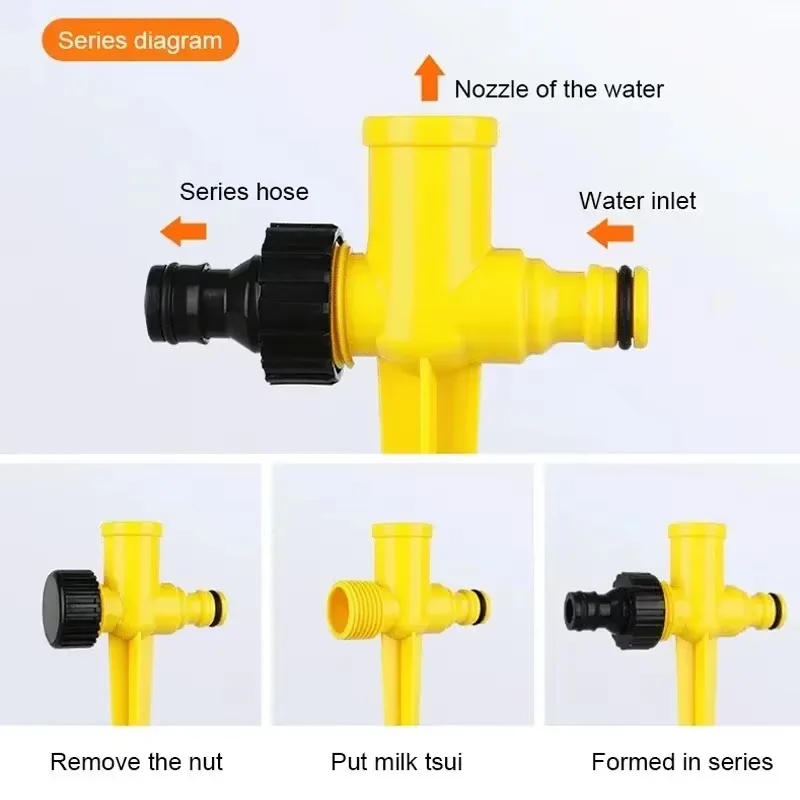 1pc Adjustable 360 Degree Sprinkler Automatic Lawn Irrigation Head in-ground Sprinkler Irrigation Device Garten Water Sprinkler