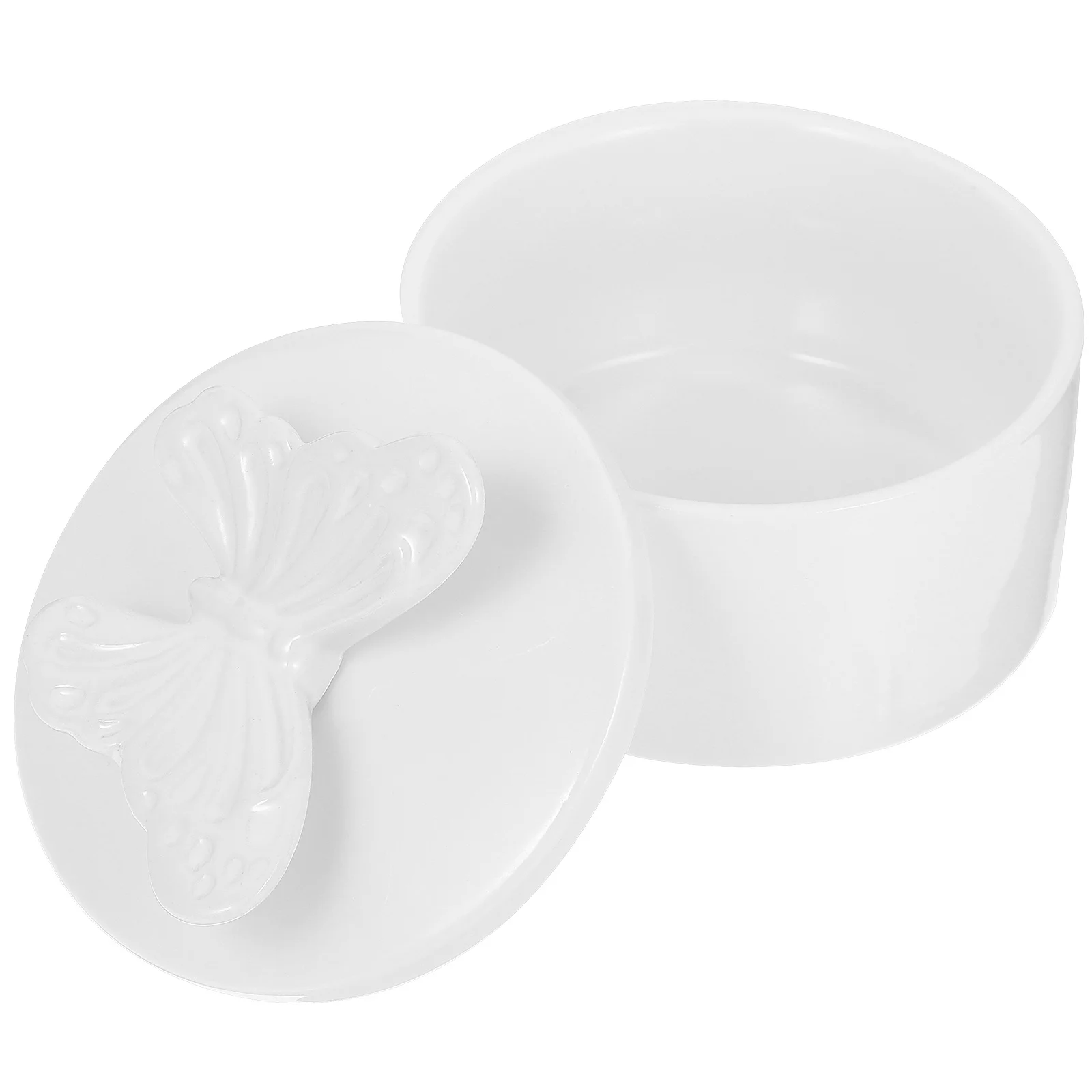 

Ceramic Jewelry Organizer Exquisite Design Delicate Round Corners Artistic Gift Friend Family Ceramic Jewelry Box