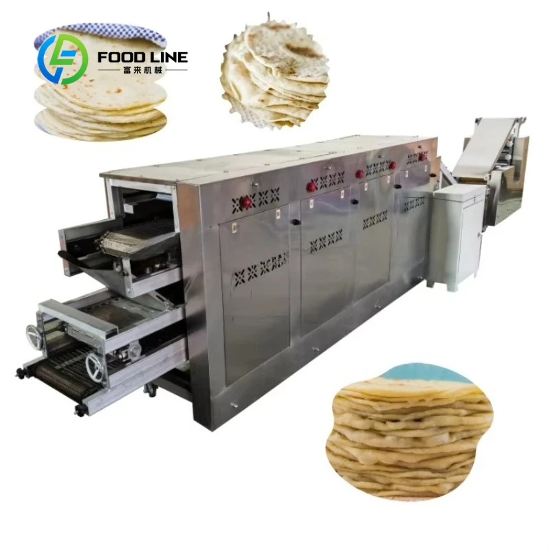 Customized size Cheap price tunnel oven pizza arabec bread machine naen pita bread machine production line