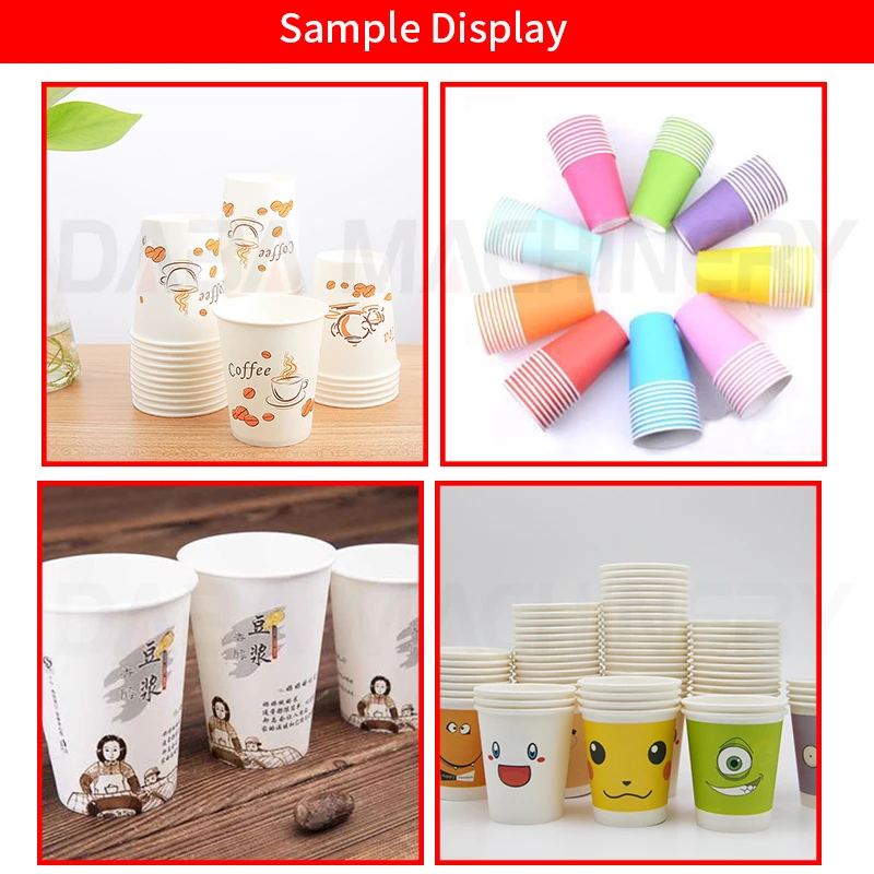 Mesin Pembuat Cup Paper Cup Sepenuhnya Otomatis 120 Pcs Per Menit