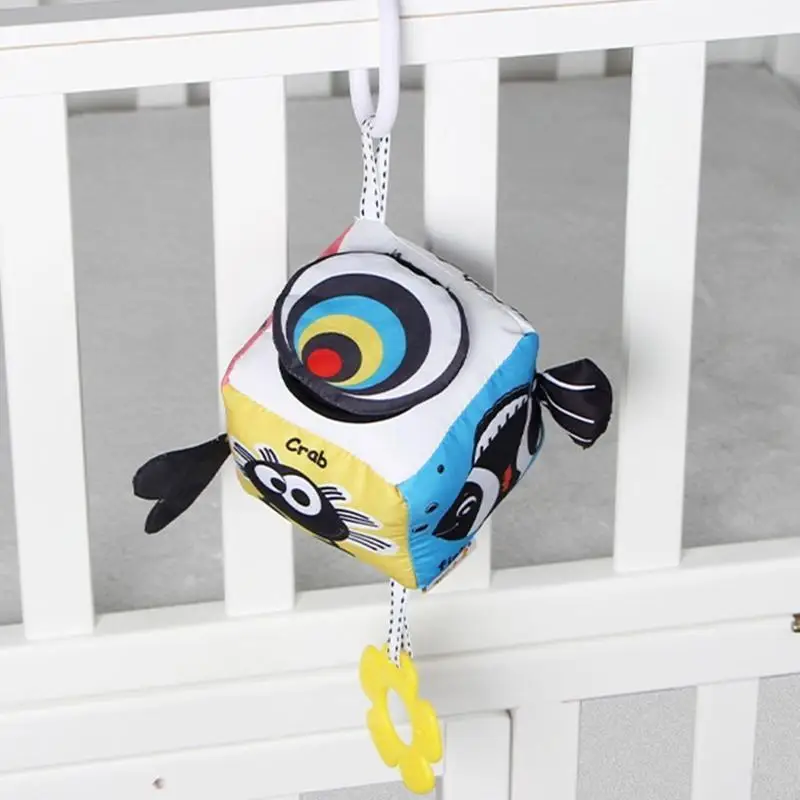 F62d Baby Cartoon Animal Music voor speelbed hangende bel baby kinderwagen mobiel prespese