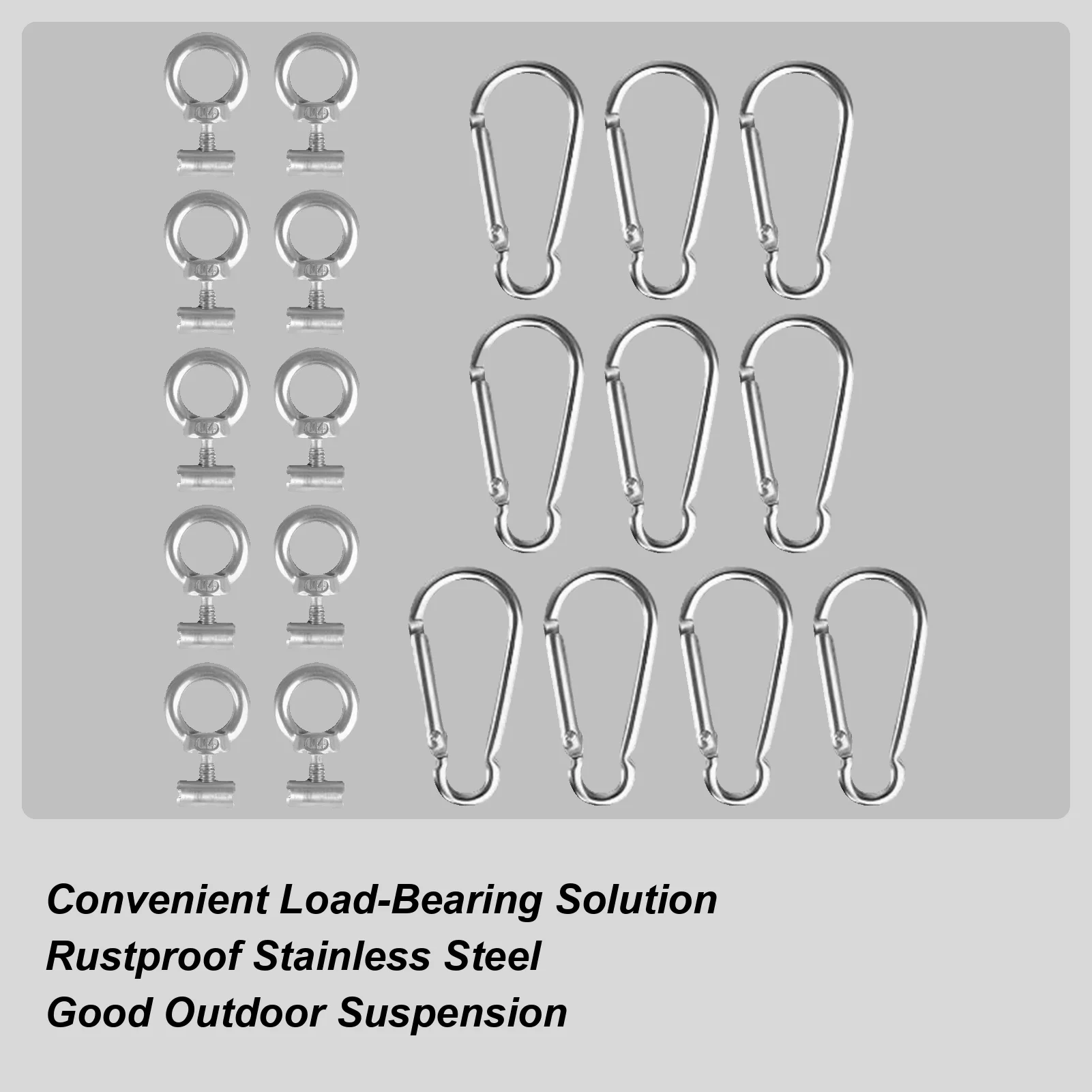 Kayak Track Mount Tie Down Eyelet Rail Track Mount Vertical Tie Down Eye Bolt Secure Kayak Screws Outdoor Parts For Vehicles RV