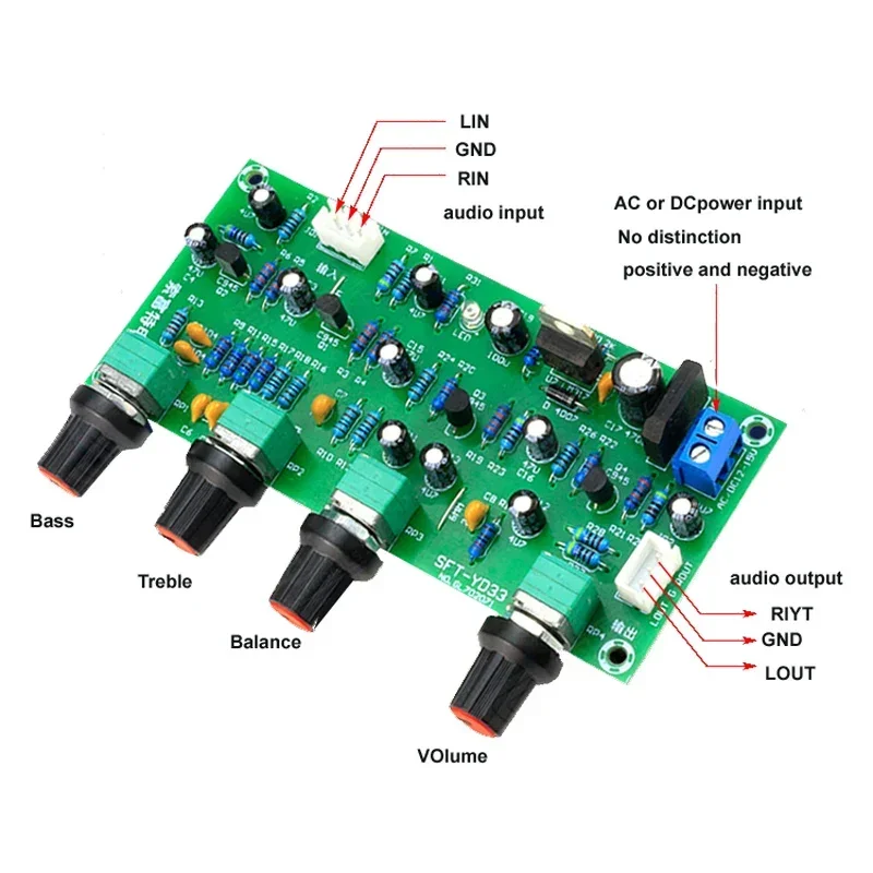 فائقة واسعة HiFi الديناميكية النقية الفئة أ قبل المرحلة مضخم صوت استيريو Preamp كامل منفصل الصمام الثلاثي مكبر صوت المجلس