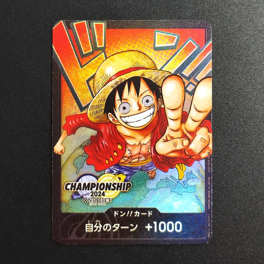 لتقوم بها بنفسك قطعة واحدة بطاقة لعبة القرد د. لوفي دون بطاقة الترويجي بطولة العالم النهائي جمع بطاقات أنيمي Tcg اليابانية #2